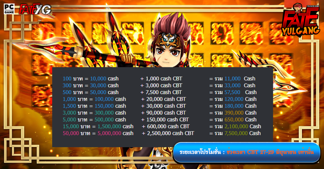 โปรโมชั่น CBT